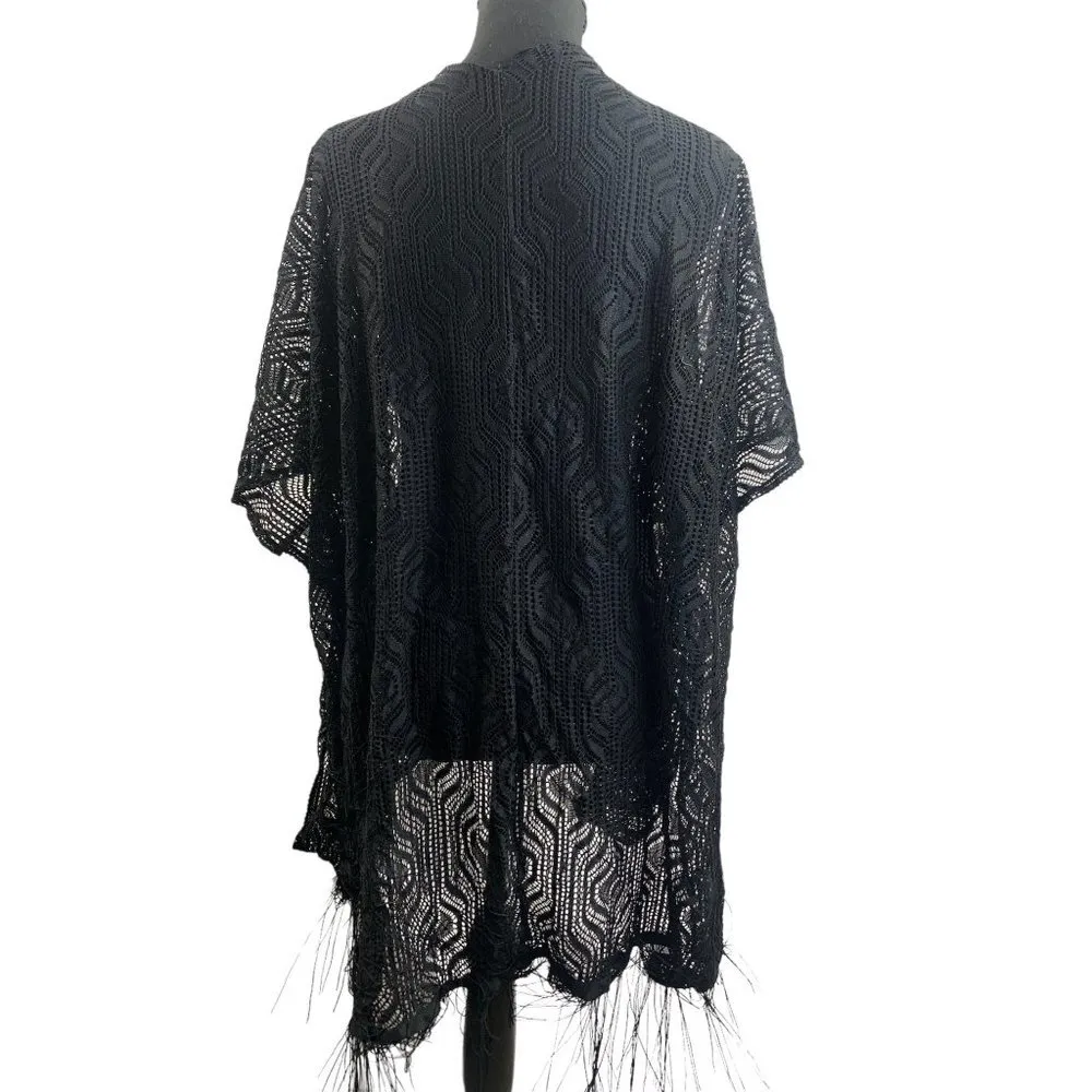 Dressbarn Women's Black Bathing Suit Cover Up - Image 2