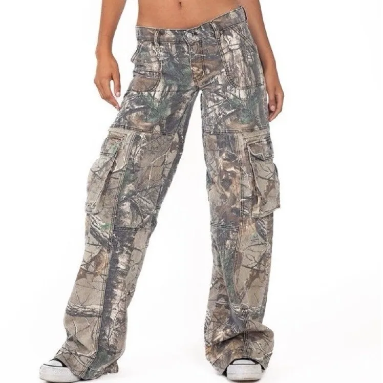 NEW Revice Los Angeles Realtree Camo Amelia Oakland Cargo Pant Baggy Loose 23 - Image 5