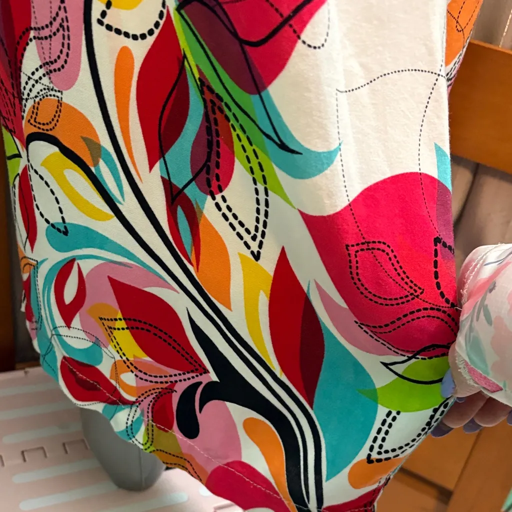 Floral Strapless Jumpsuit White Size undefined - Image 6