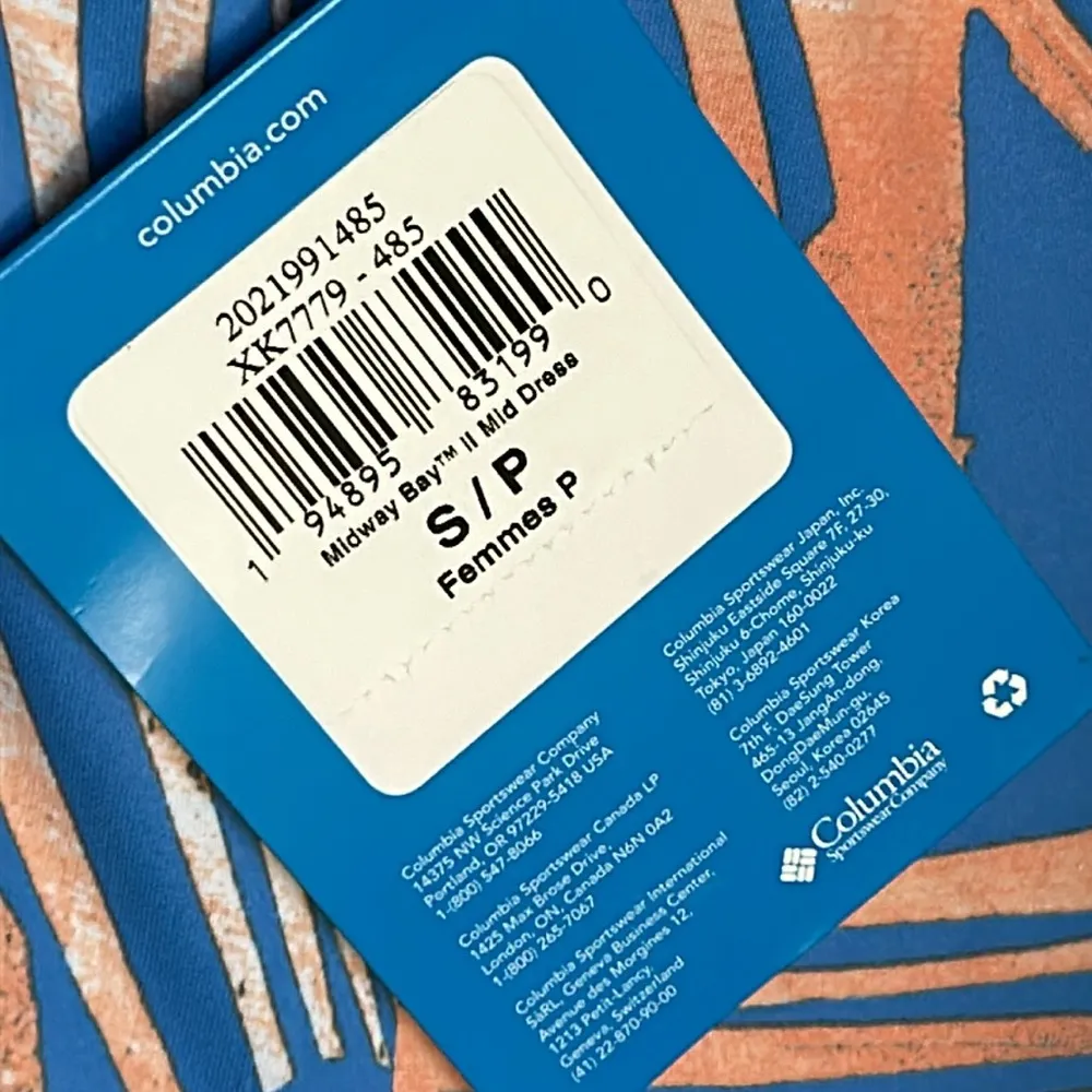 Columbia New Women’s Sportswear Wicking Fabric Tee Dress in Tropical Print - Image 9