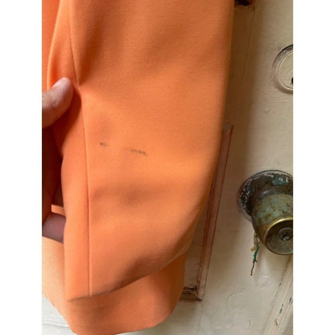 Mural womens blazer XS orange double breasted casual business corporate office - Image 5