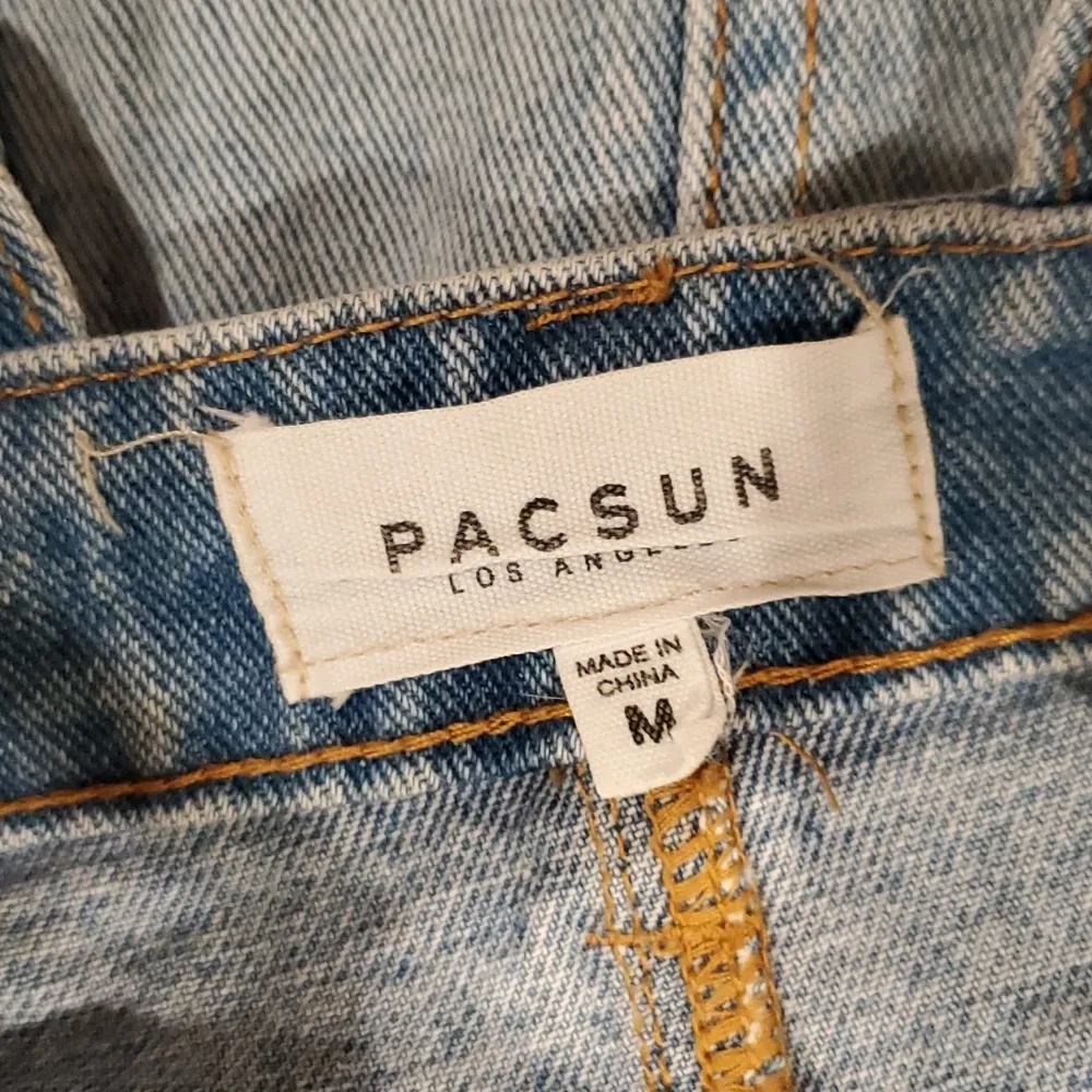 Pacsun Overall Denim Mini Dress - Image 6