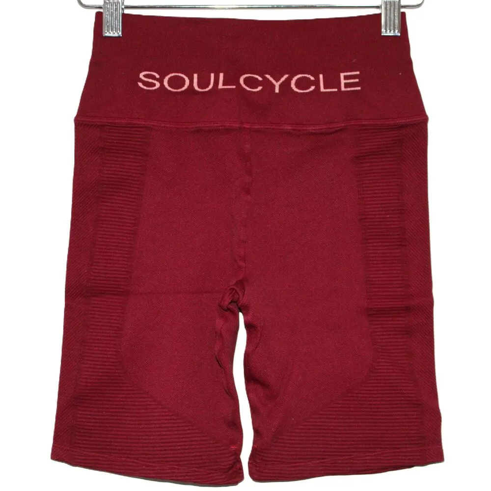 Womens SoulCycle NUX One by One Bike Short Red Athletic Shorts Size XS NWOT - Image 2
