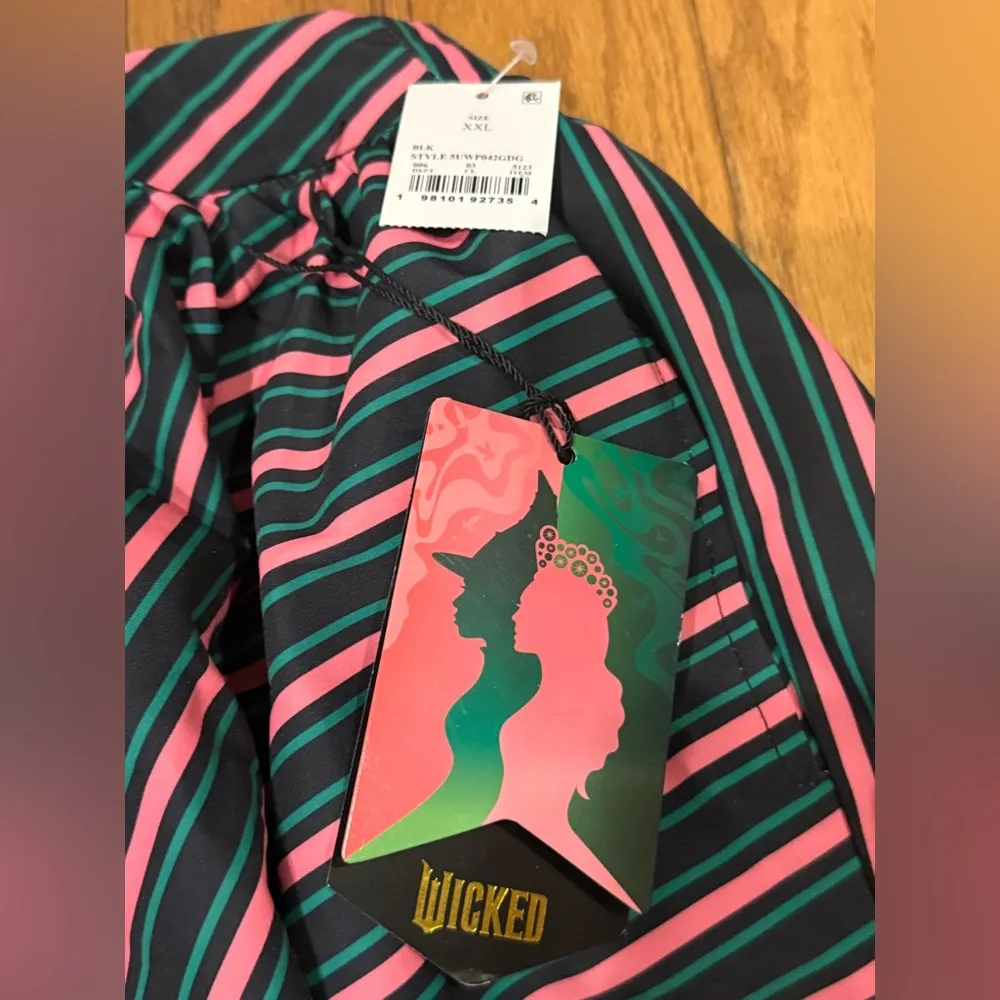 Paul Tazemann Wicked Striped Bubble Elphaba Glinda Mini Skirt - Image 3