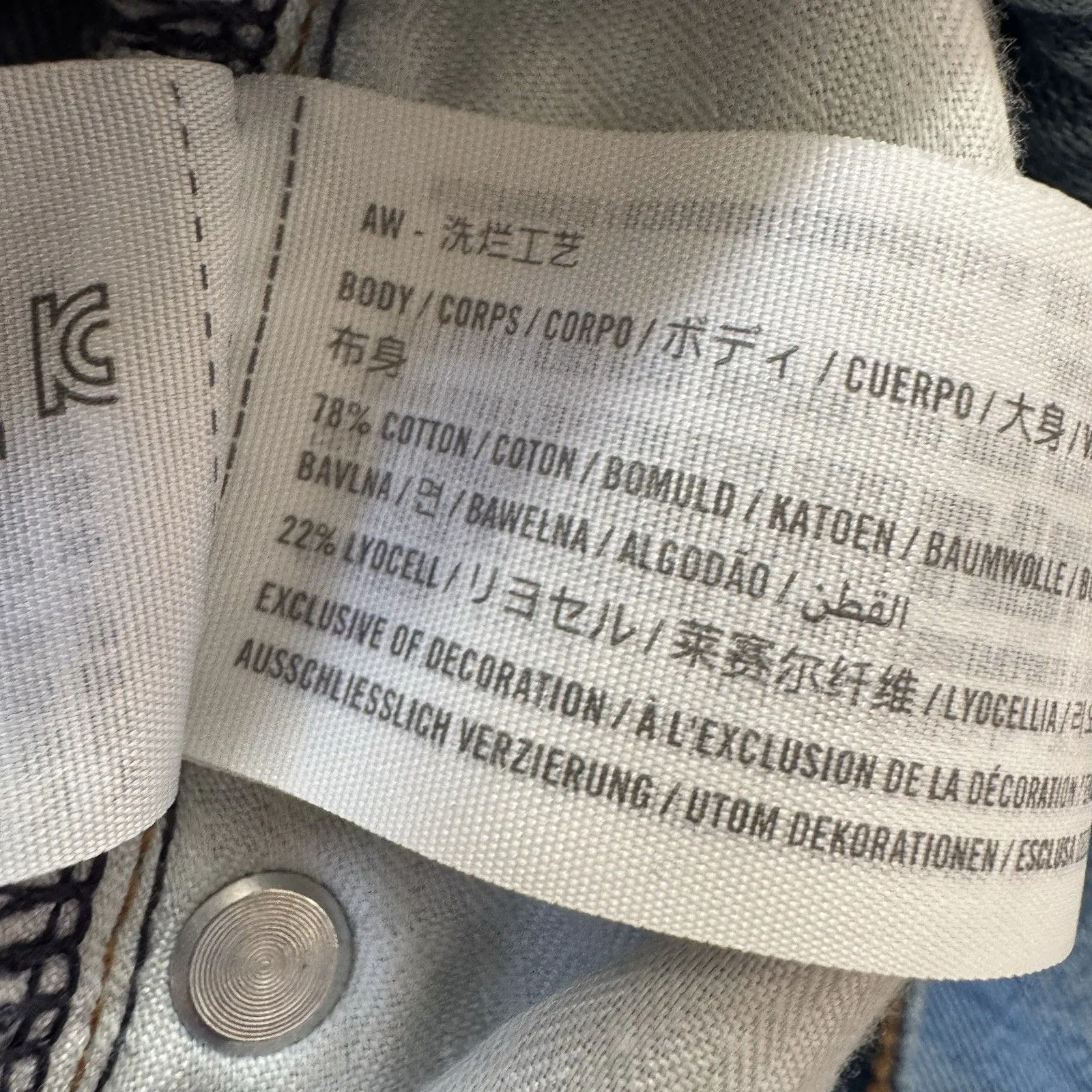 Abercrombie Fitch The Loose High Rise Jeans Size 26/2 Short Medium Wash - Image 5