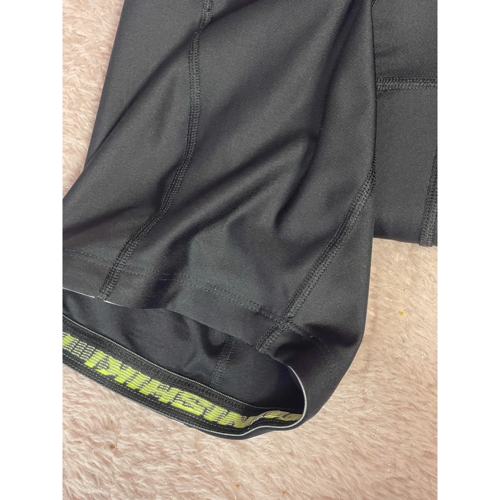 Nishiki Bike MENS Spinning CYCLE SHORTS COMPRESSION PADDED Size L BLACK Bin11 Size L - Image 4