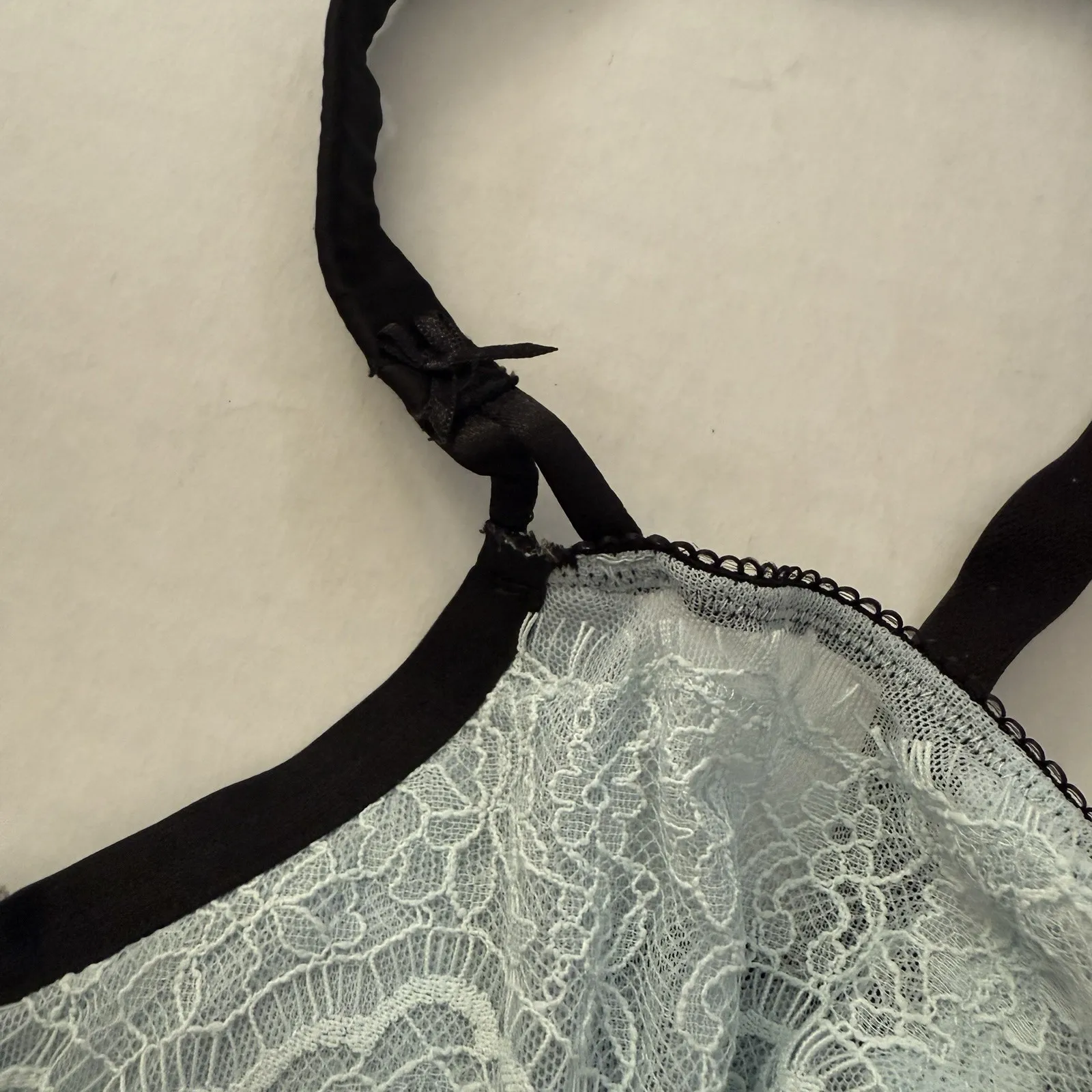 Victoria's Secret Dream Angels Wicked Unlined Balconette Bra‎ Blue Black 38DD - Image 3