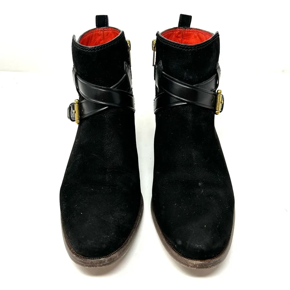 COACH Leoda Suede, Leather ankle booties, size 8 - Image 5