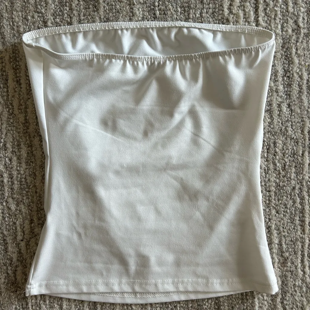 SheIn White  tube top - Image 2