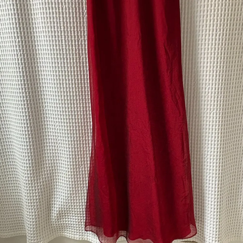 Vtg Nightway Collections y2k style red size 6 special occasion going out dress - Image 2