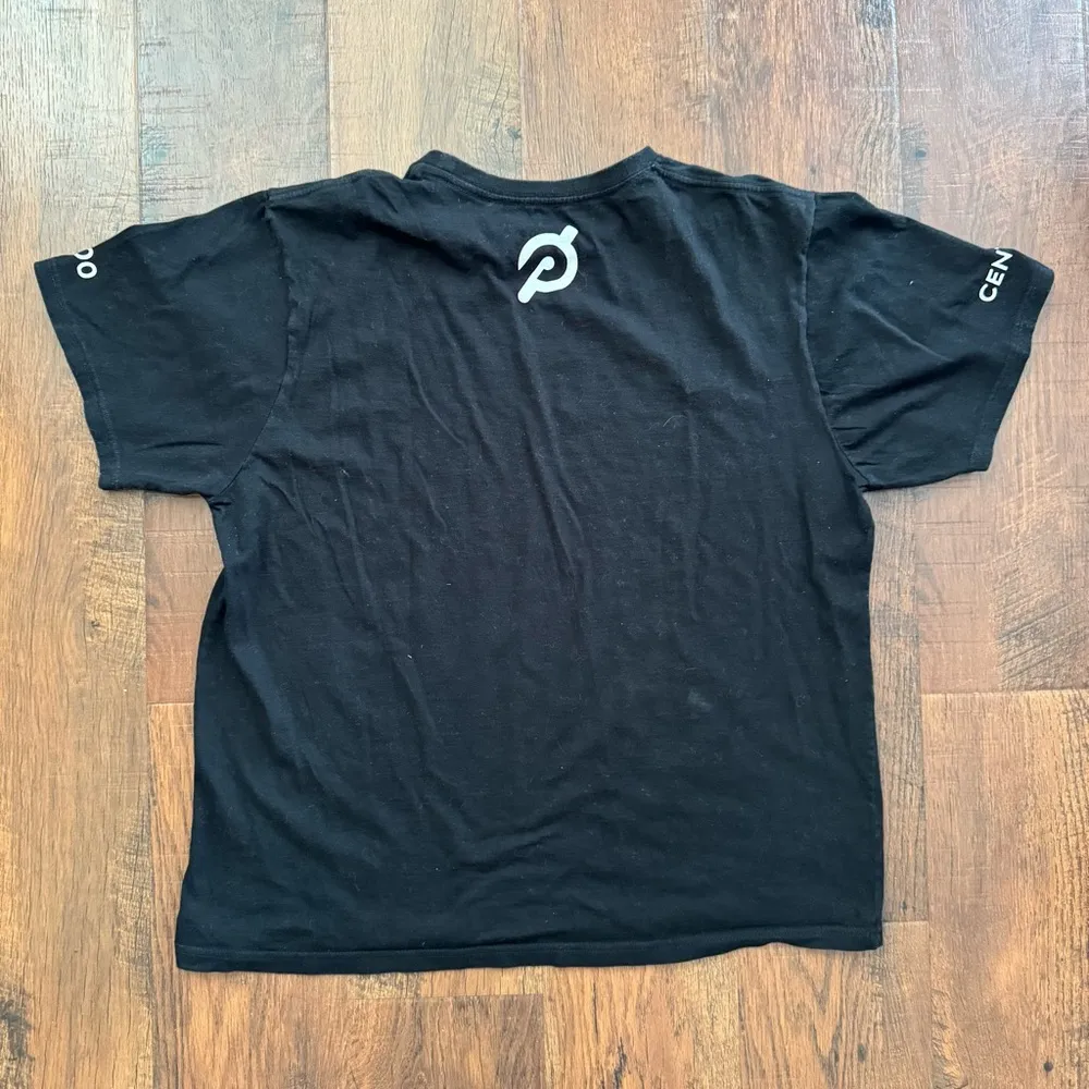 PELOTON black tee shirt, size L, unisex - Image 4