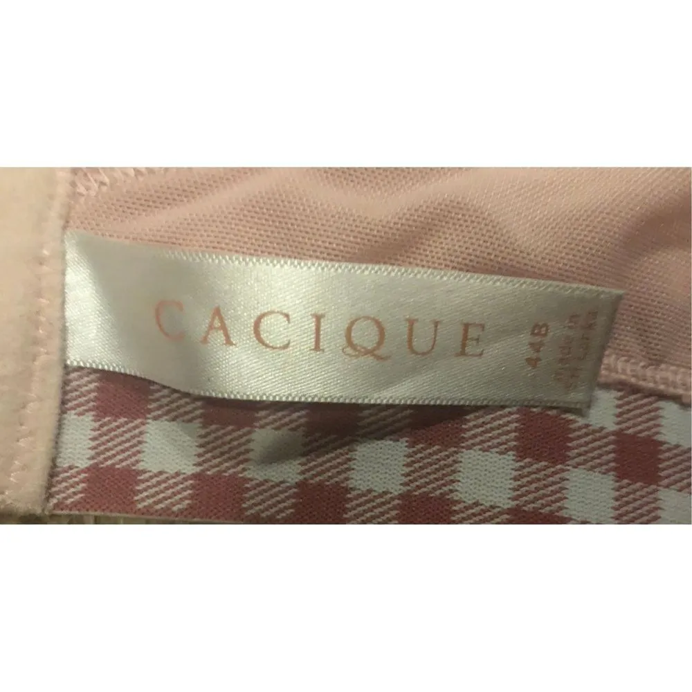 Cacique pink adjustable straps bra offers full coverage and underwire support fo - Image 6