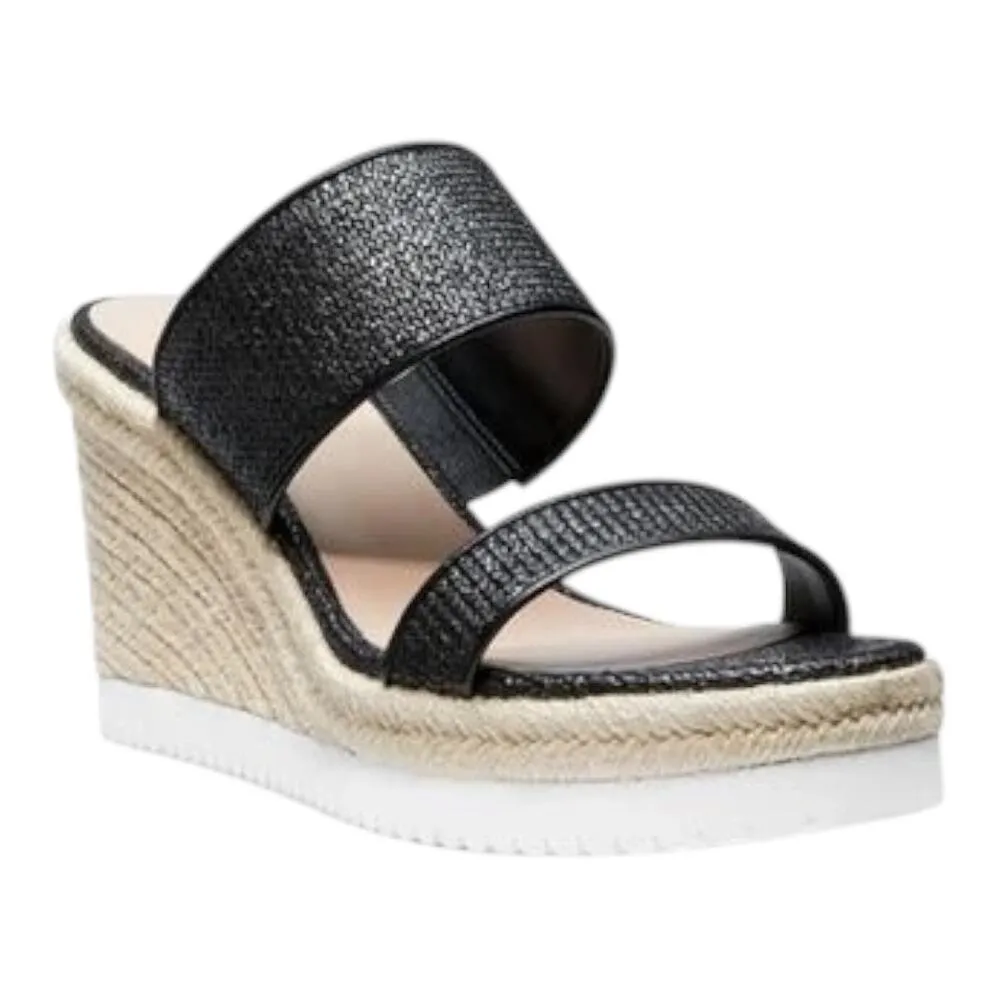 Stuart Weitzman 7.5 MYKONOS 2-Strap espadrille wedge woven jute wide straps​ - Image 8