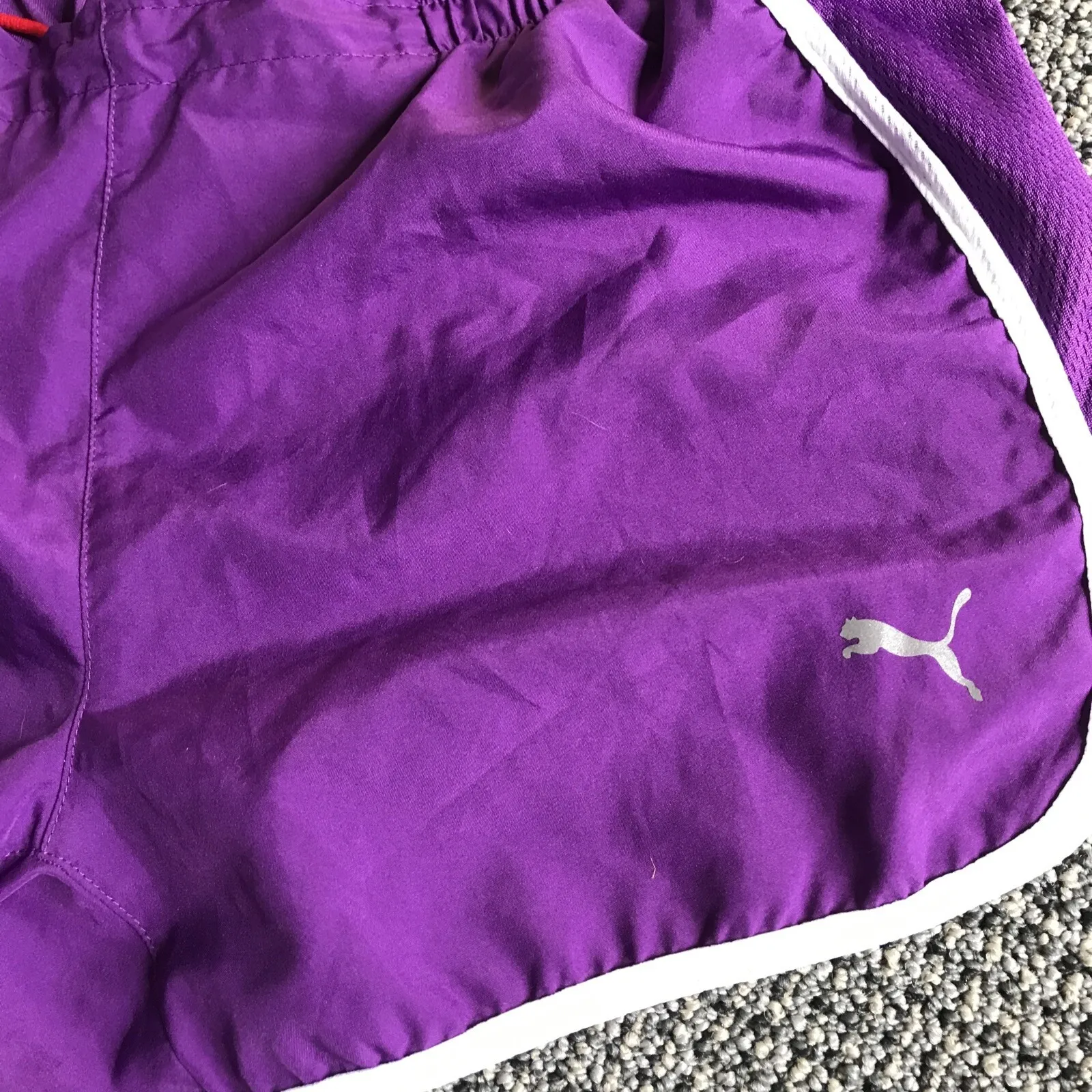 Puma Shorts Womens Medium Purple Running Outdoors Comfort Ladies - Image 2