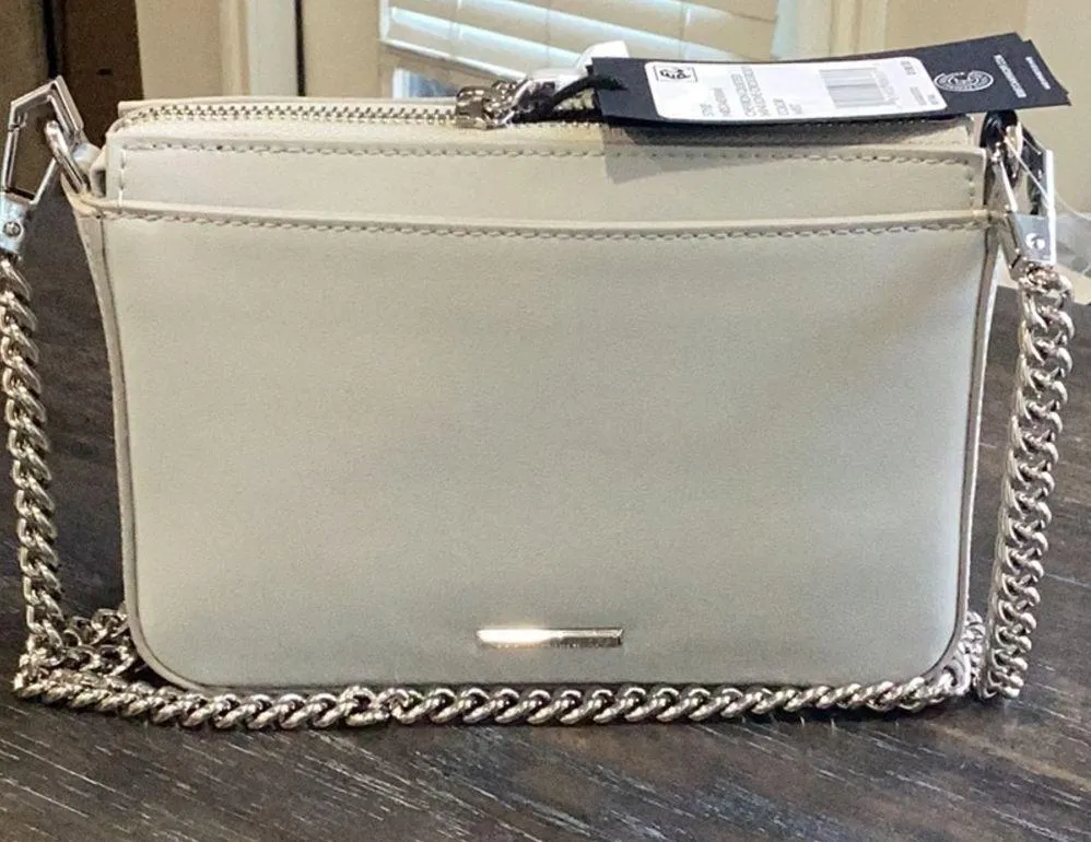 Rebecca Minkoff Gray Chevron Quilted Leather Mini Love Crossbody NWT - Image 2