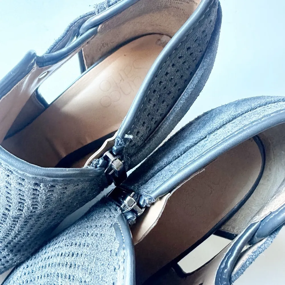 Franco Sarto Dale 2 Perforated Genuine Suede Ankle Bootie Women’s US 8 - Image 7