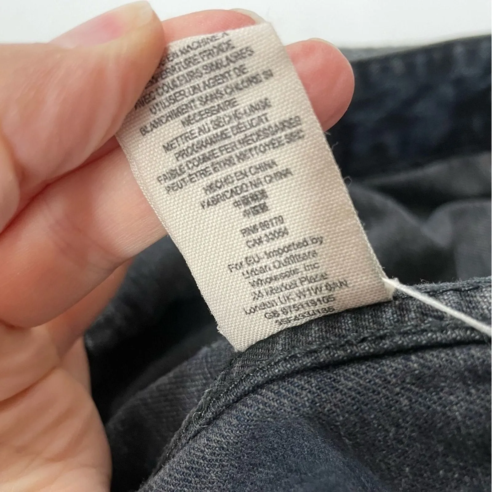 Free People Denim Hoodie Jacket With Grey Sweater Sleeve Womens S Blue Jean - Image 8