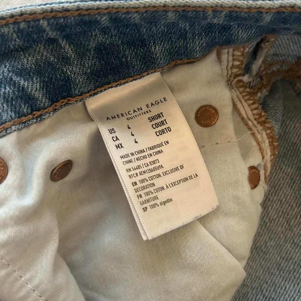 American Eagle Outfitters Women's Blue Bootcut Ripped Jeans - Image 3