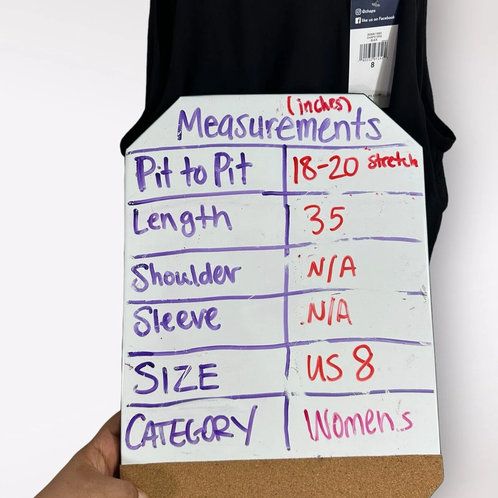 CHAPS Sequin Cocktail Classy Party Black Tie Tiered‎ Chiffon Ruffle Dress SZ 8 M - Image 9