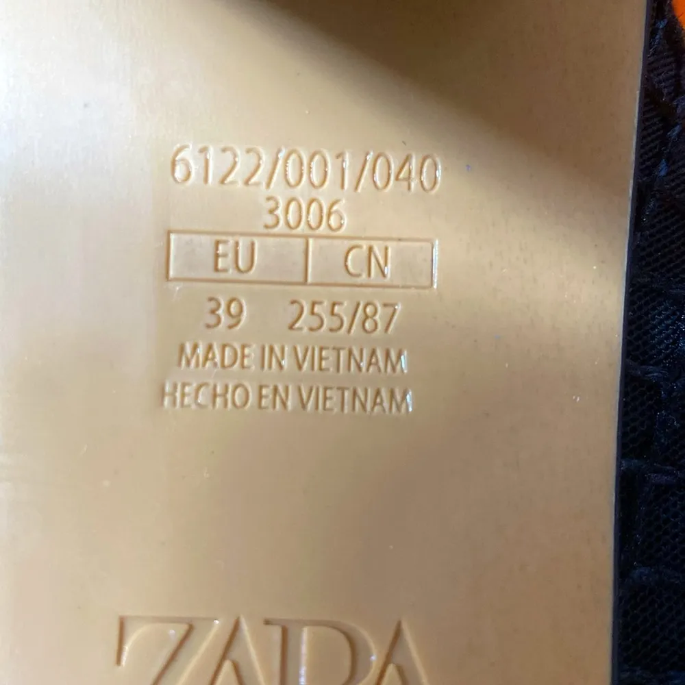 Zara Whimsigoth Mesh Heeled Zip up Booties Black Size 39 US 8.5 - Image 13