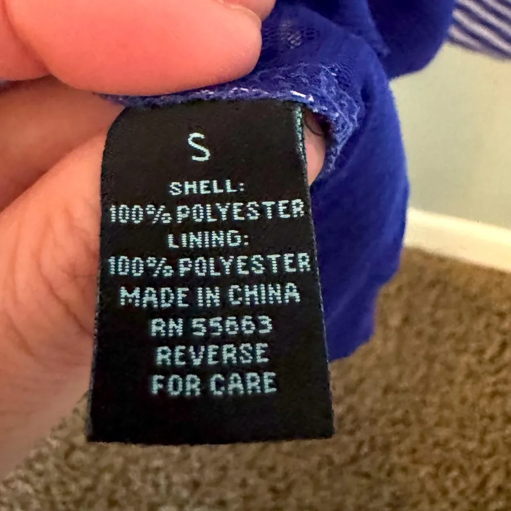 Cynthia Rowley striped blue mesh lined maxi dress beach cover-up Small - Image 6