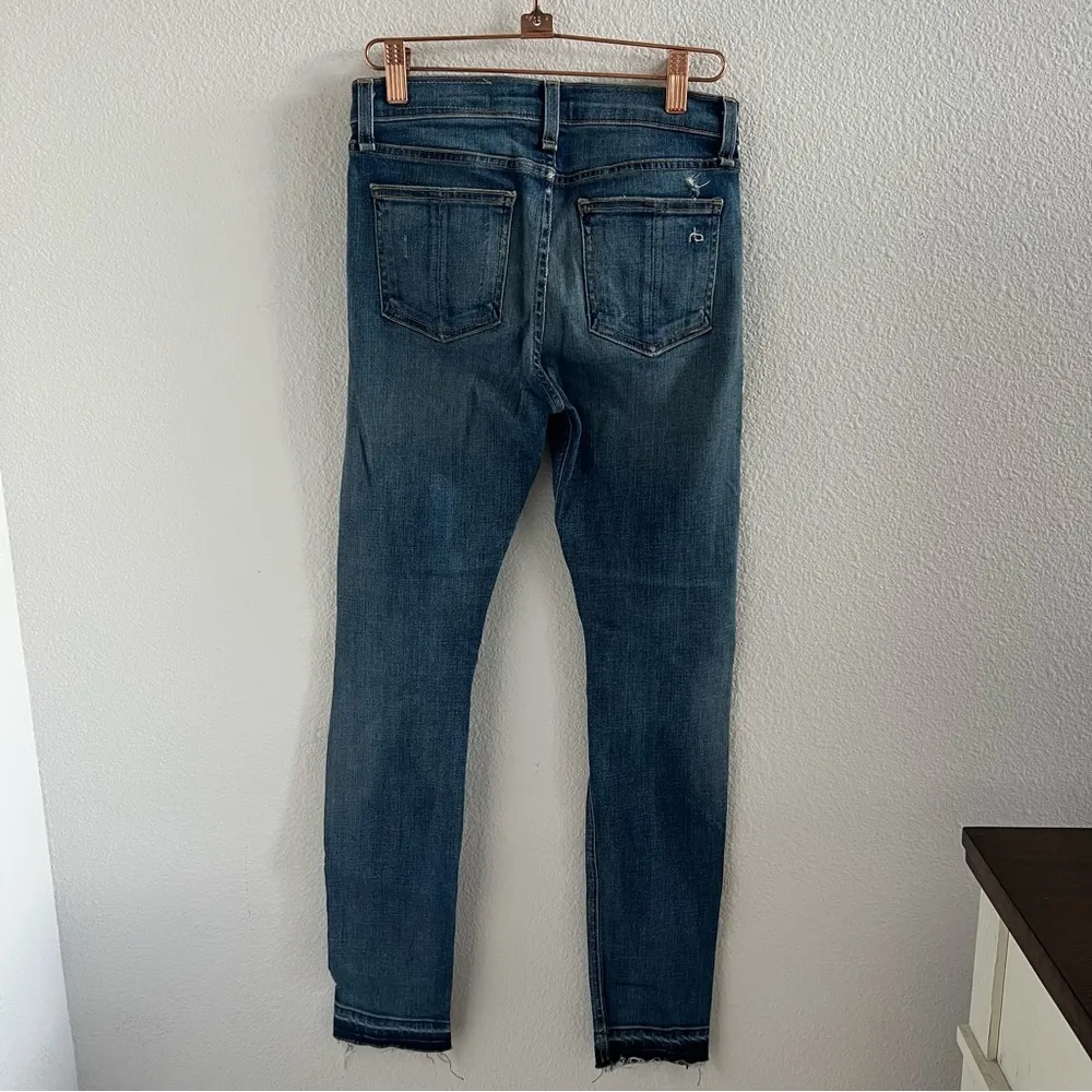 Rag & Bone x Intermix Capri Distressed Jeans Denim 25 - Image 8