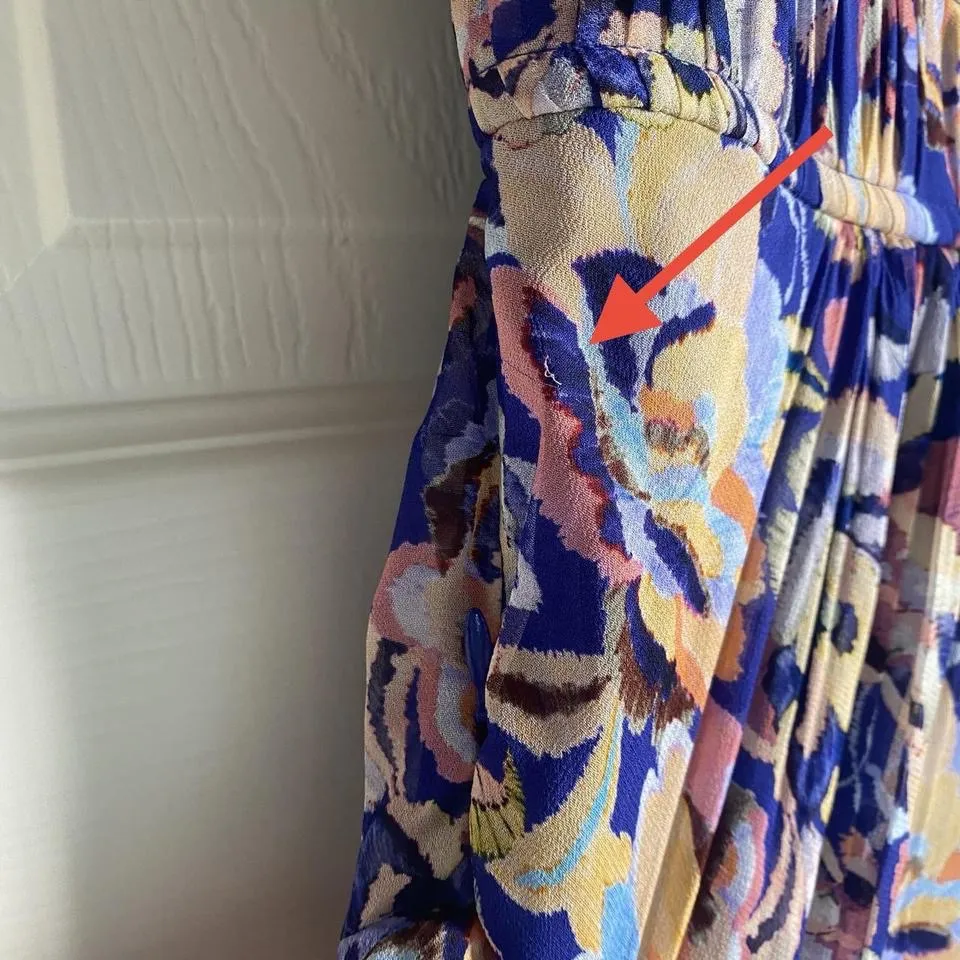 Shoshanna Nevaeh Floral Tiered Midi Dress in size 2 - Image 8