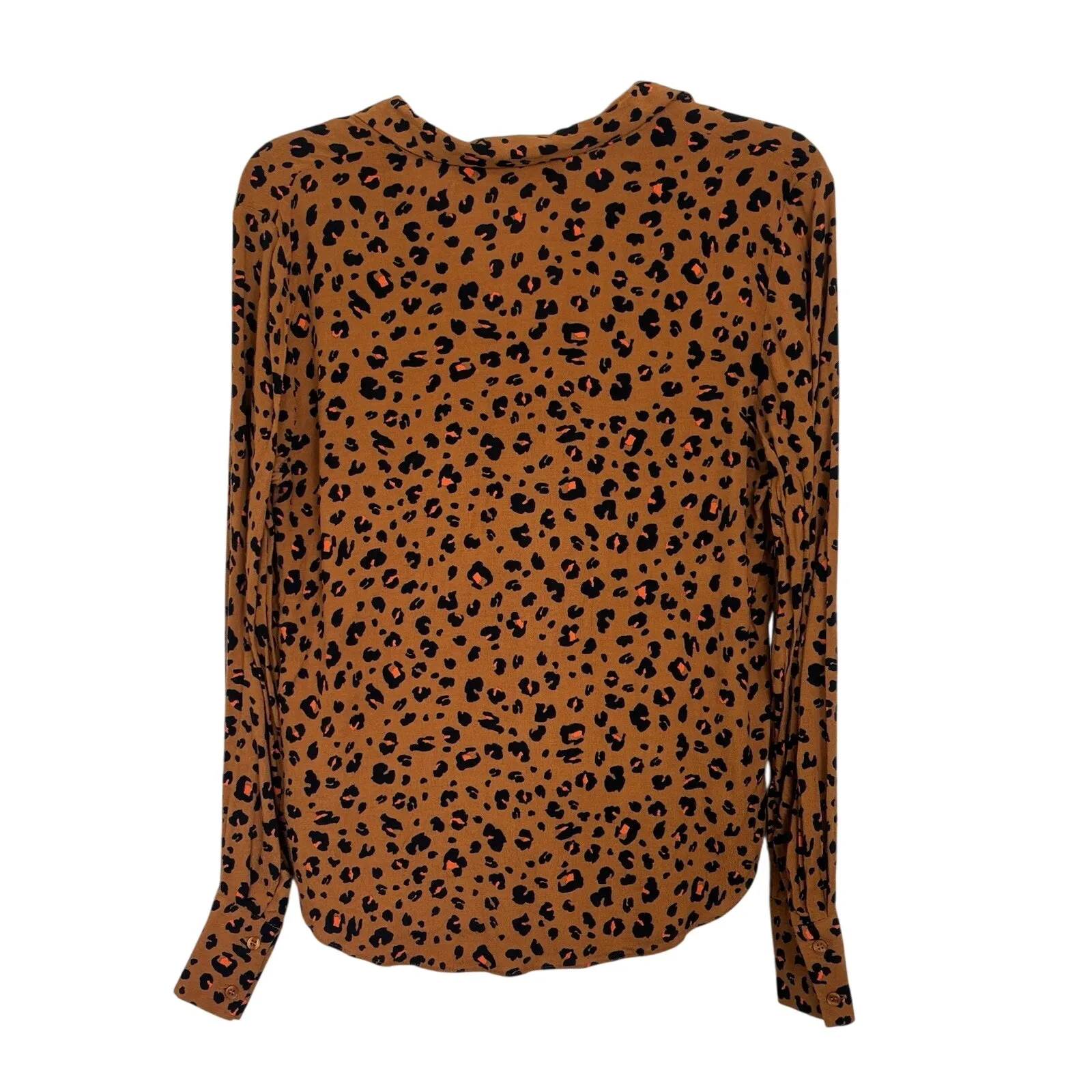& Other Stories Leopard Print Blouse Top Size 6 Animal Print Mob Wife Classic - Image 3