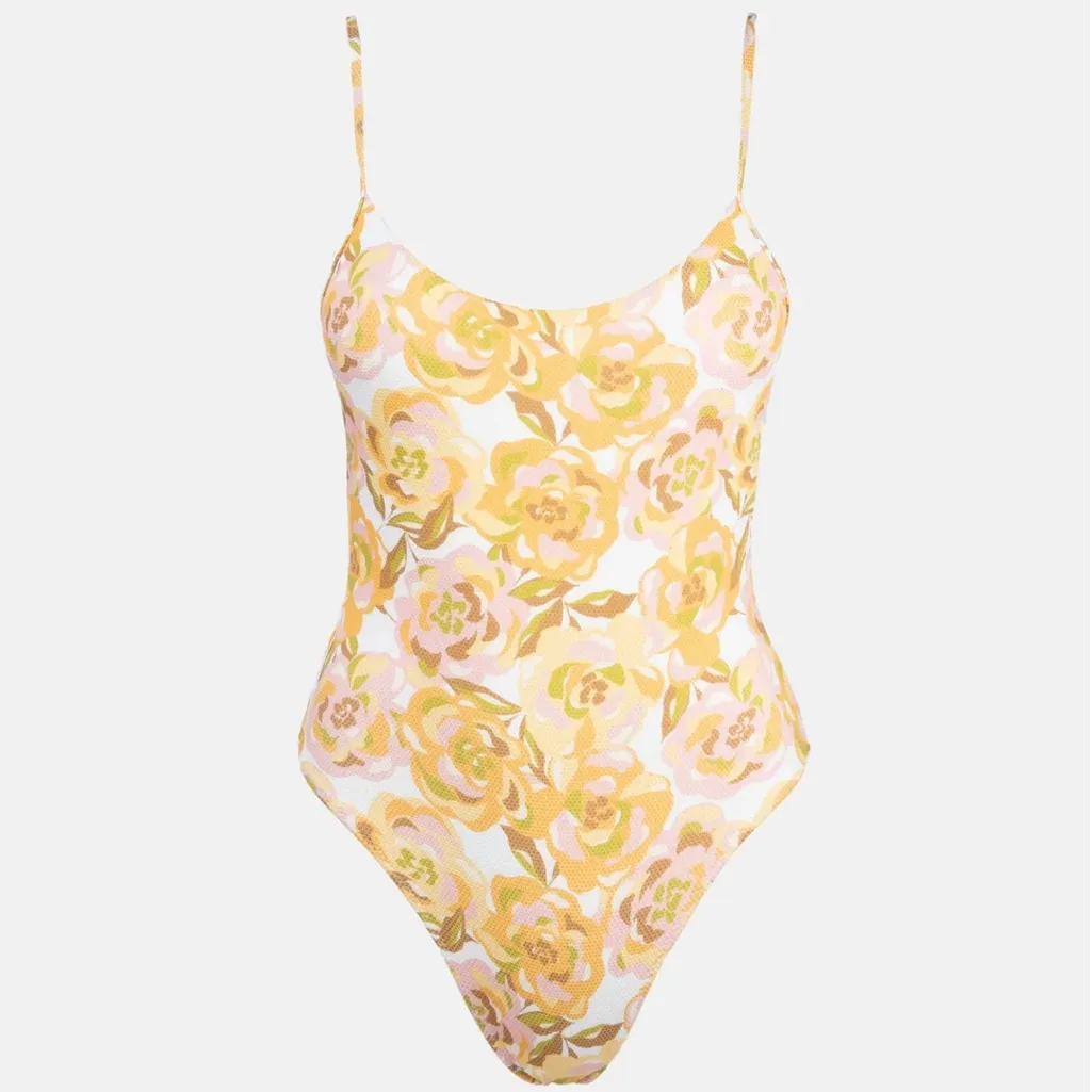 {Rhythm. X Free People} Brand New Mimosa Floral One Piece Swimsuit - Image 4