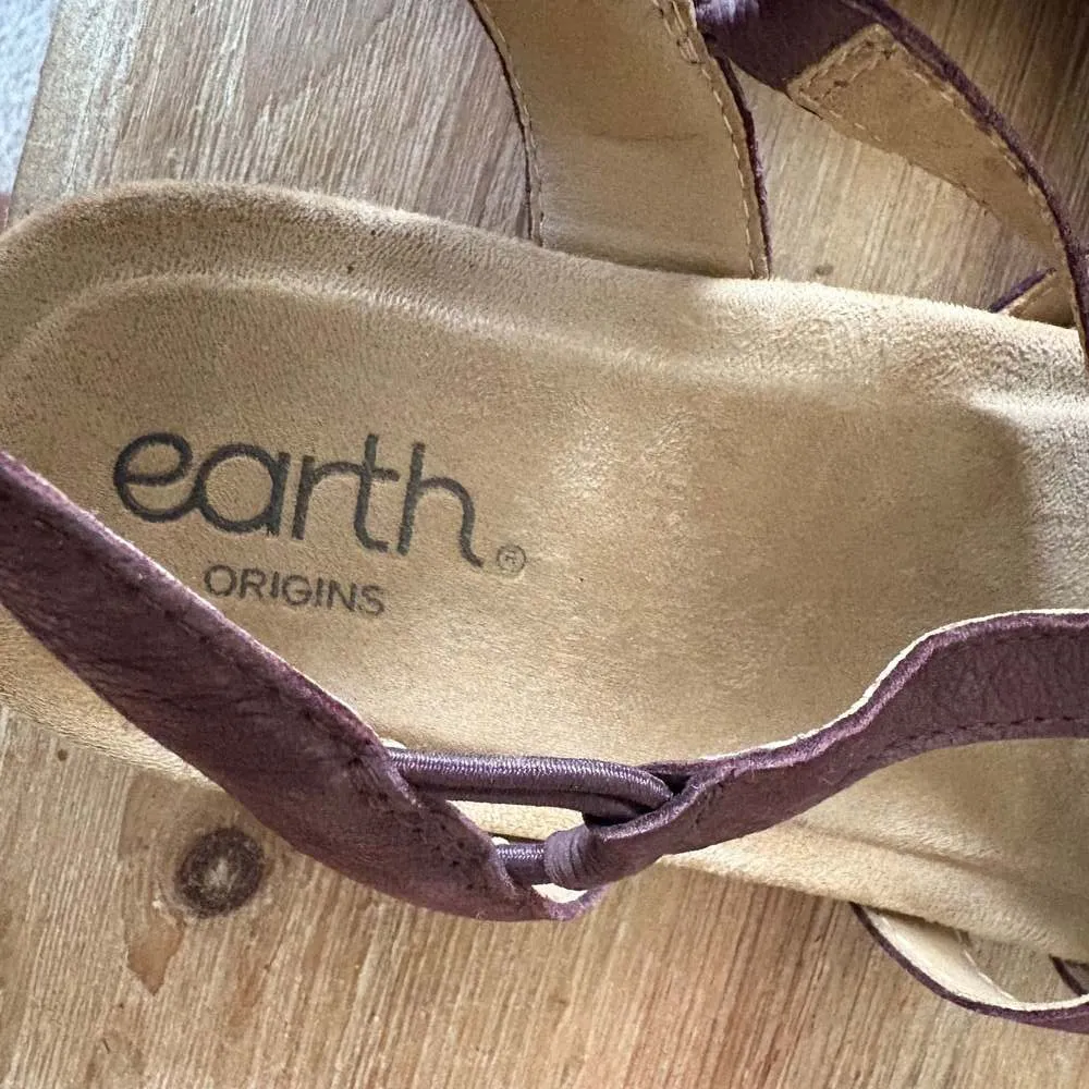 Earth Origins Women's Berri Woven Slingback Sandals size 10.5 goblincore - Image 3