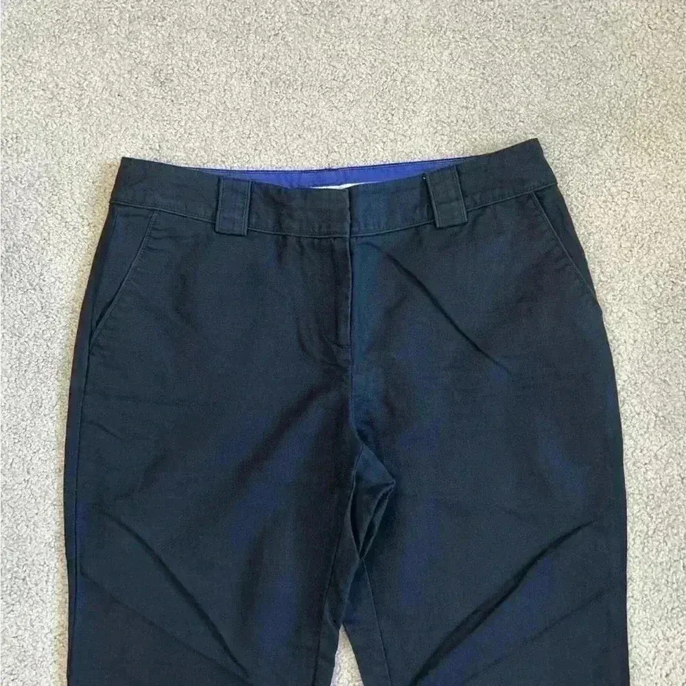 Boden black linen blend pants in size 12R - Image 2