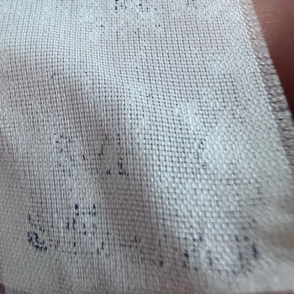 Vintage Sears At Home Wear Pastel Pink Gray Blue Floral Muumuu Dress Size L - Image 8