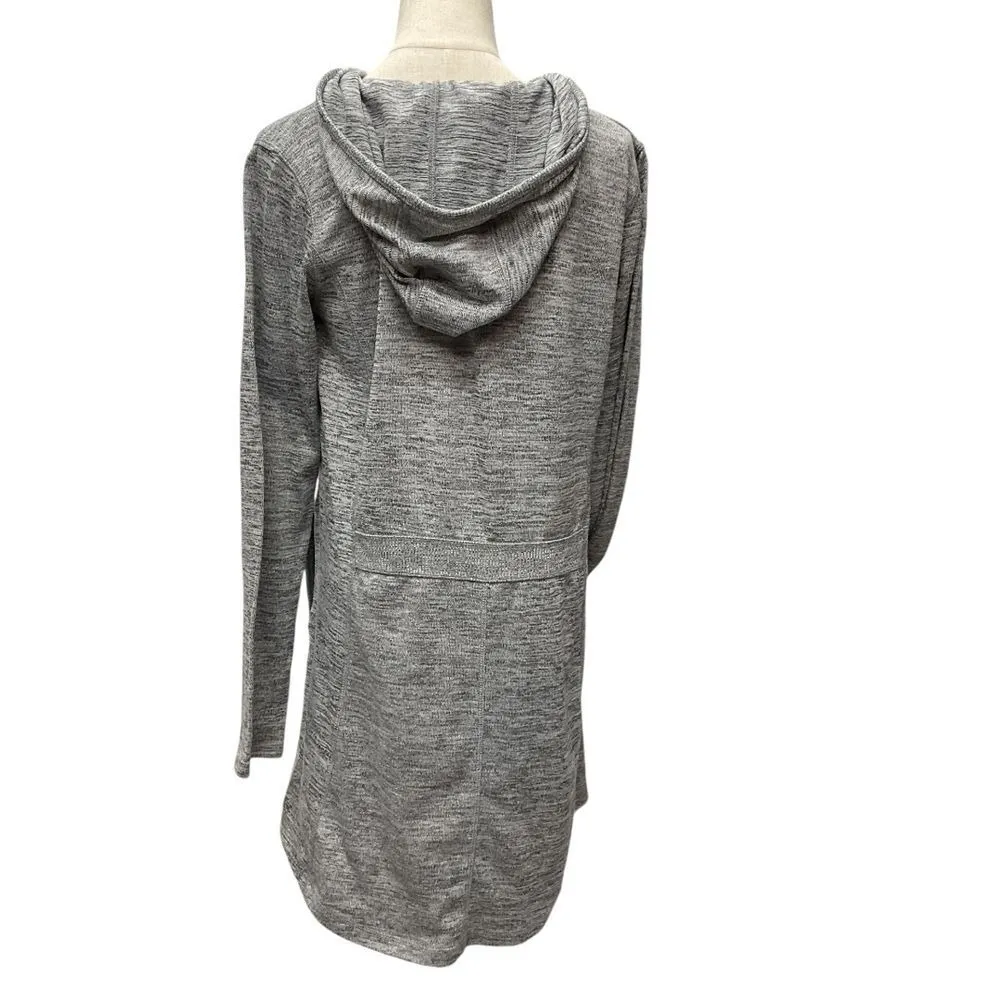 90 Degrees by Reflex Women's Hoodie Sweater Dress‎ Gray Size M Pockets Size M - Image 5