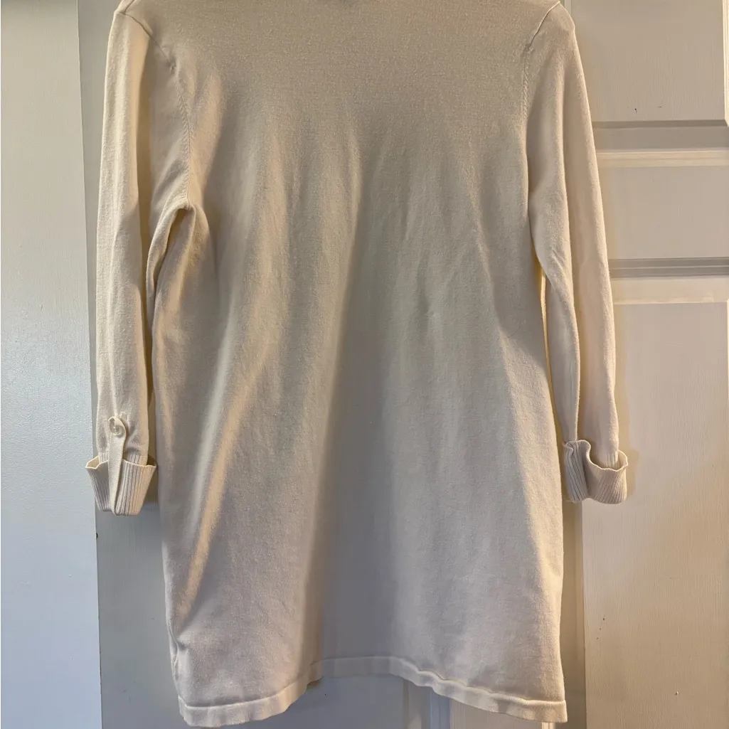 Studio Works  Women's White Open Front Cardigan - Image 2