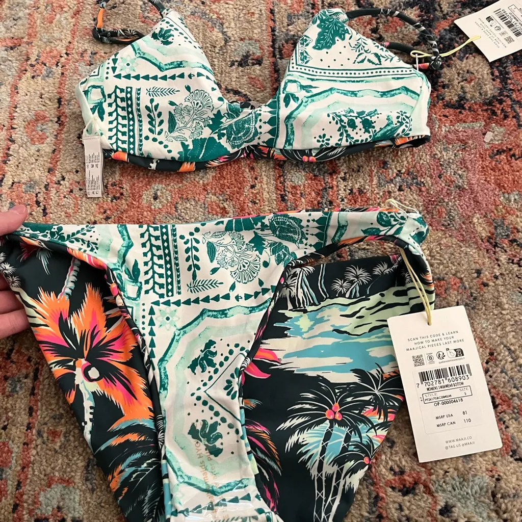 NWT Maaji 2 Piece Bikini Swim Set- funky fiesta - Image 12