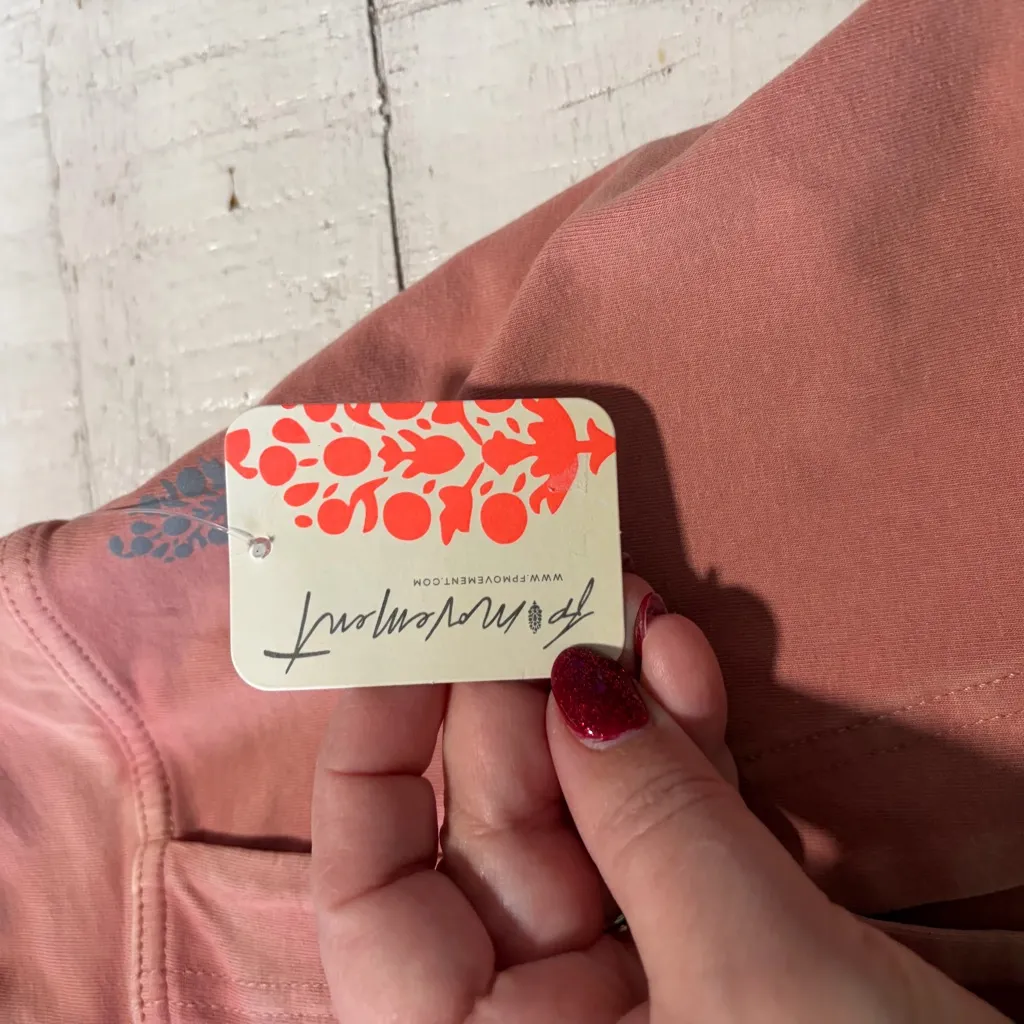 FP Movement Hot Shot Mini Skort NWT size Large in Petal Pink Stretch High Rise - Image 6