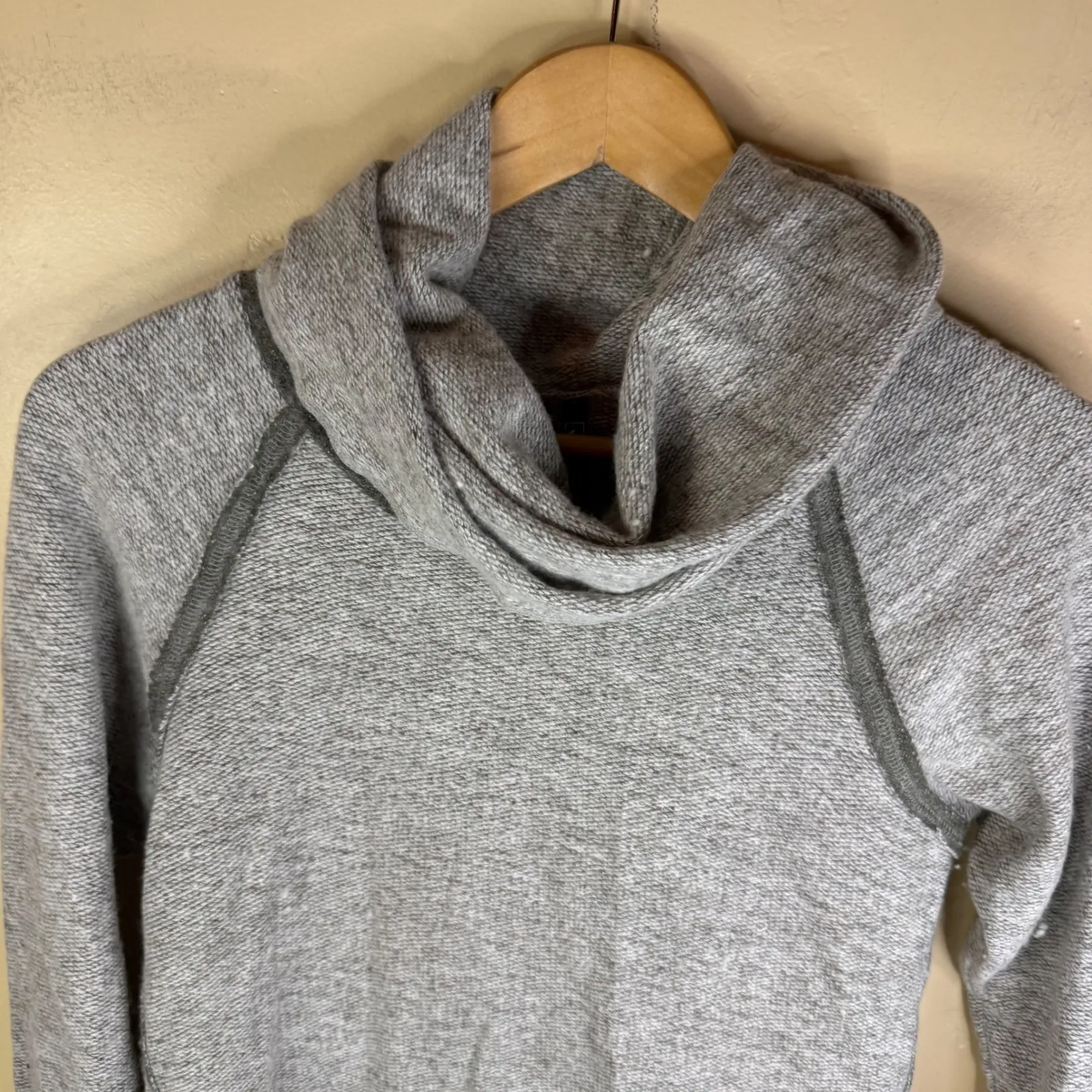 Kühl‎ Nova Dress Womens Small Ash Grey Wool Blend Cowl Neck Long Sleeve Sweater - Image 2