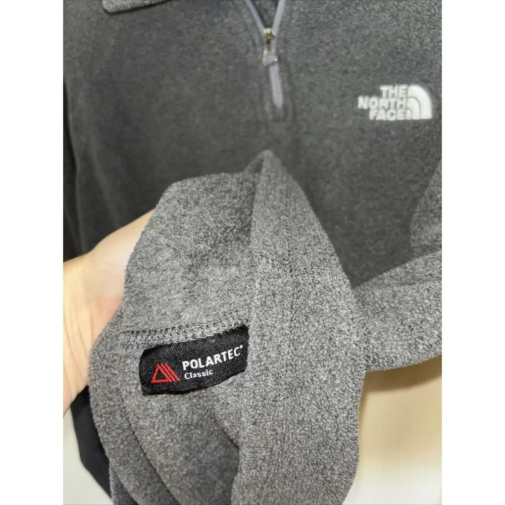 The North Face  Fleece Pullover Womens Medium Outdoors Hiking 1/4 Zip Up - Image 3