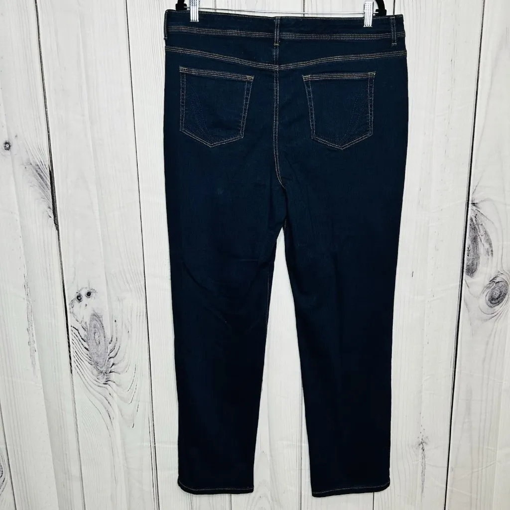 Style & Co Sz 18 Straight Leg Jeans High-Rise Stretch Dark Wash (38 x 31) NWOT - Image 7