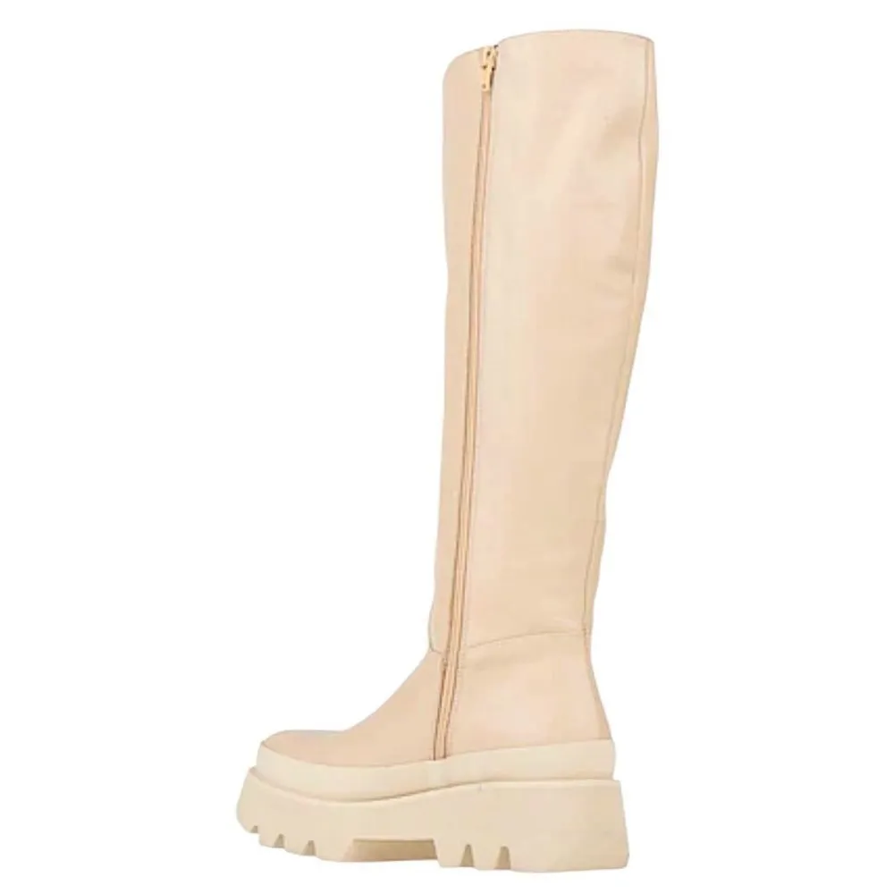 Paloma Barceló Soft Leather Boots in cream 40 Size 9.5 - Image 2