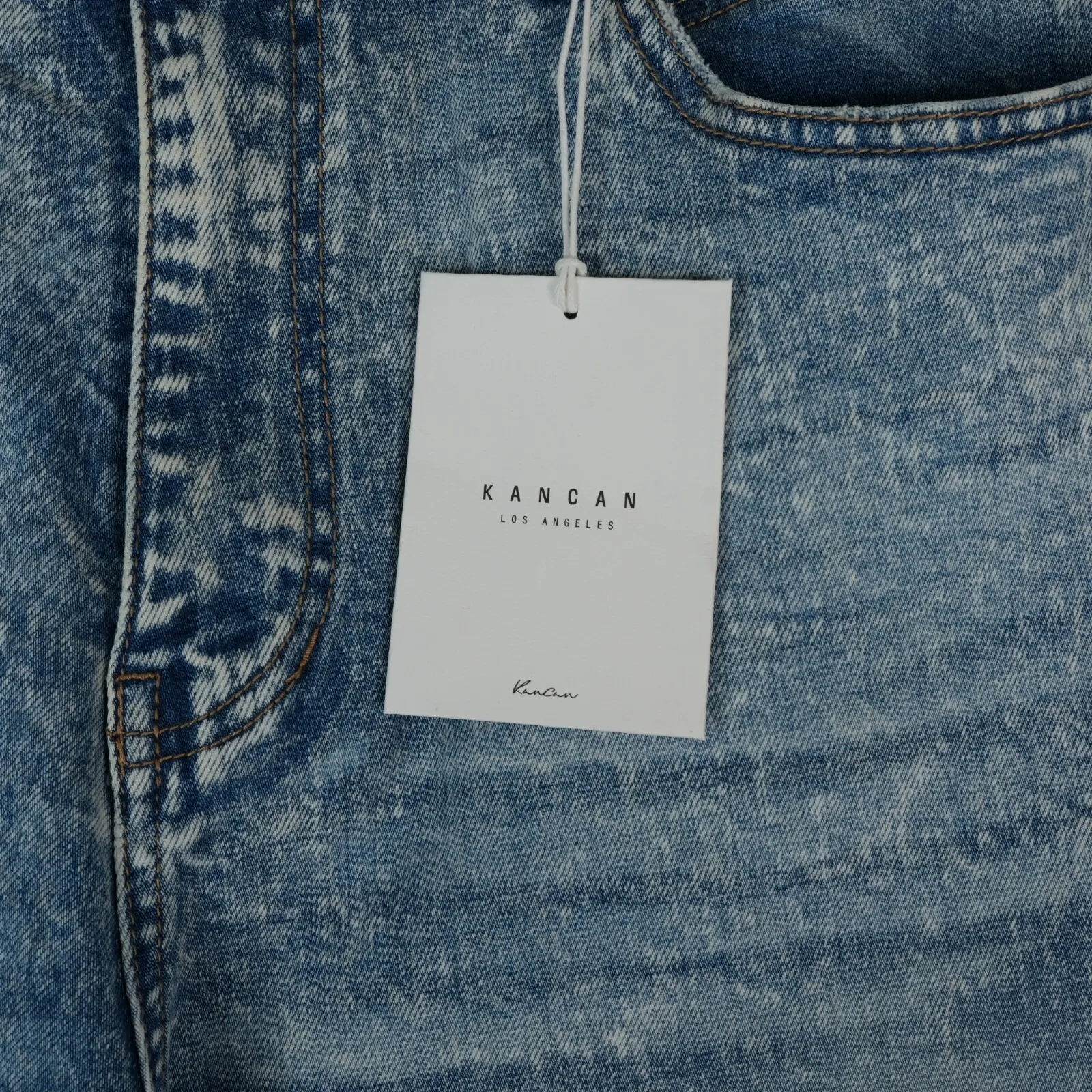 KanCan Jeans Womens 13/30 Ultra High Rise 90's Flare Wide Leg Acid Wash KC7889M Blue Size undefined - Image 5