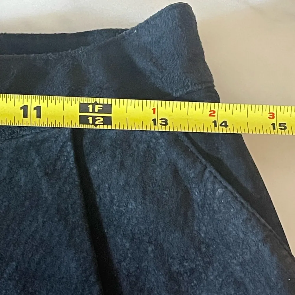 Vintage Toffs Black Suede Pencil Skirt Size Small 100% Pig Suede Lined - Image 3