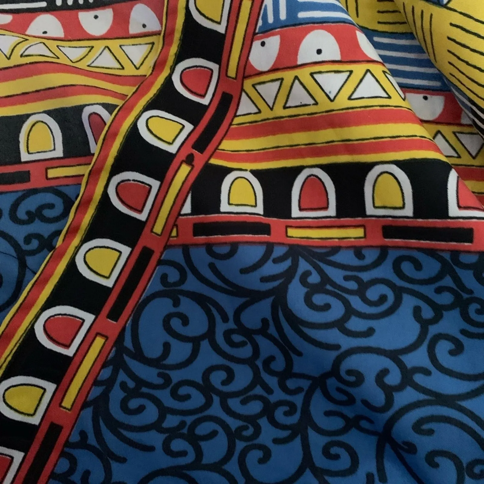 Gypsie Blu kaftan swim cover up one size large xl medium blue dancing beach - Image 5