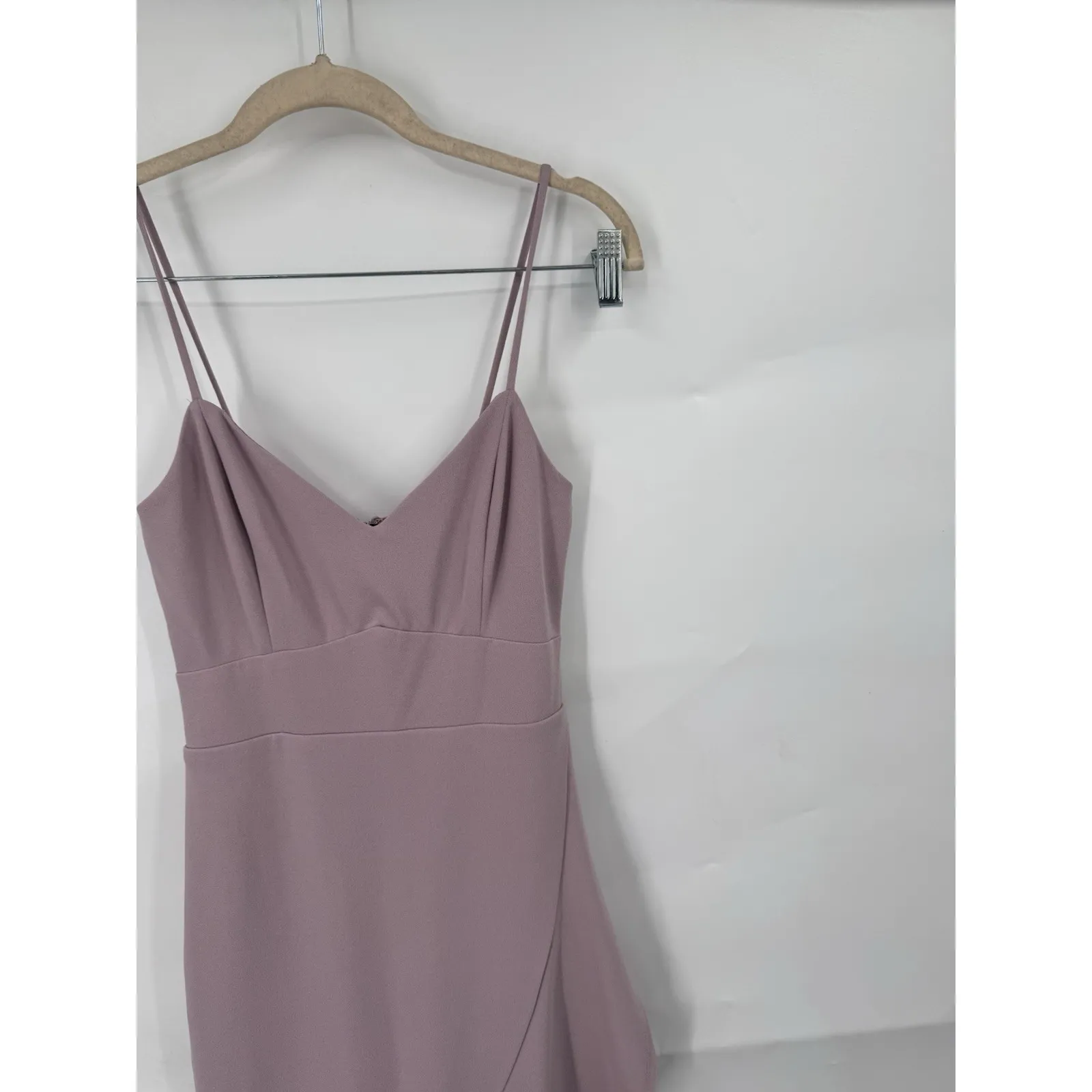 Lulus Ruffle Maxi Dress Women Small Dusty Lavender Gown Formal Wedding Guest - Image 9