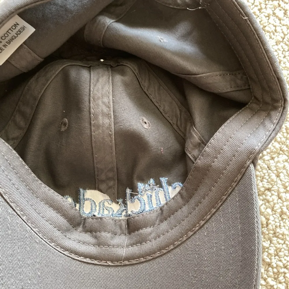 NEW Chickadees KPhi Service Society Grey Hat Baseball Cap One Size NWOT Gray - Image 7