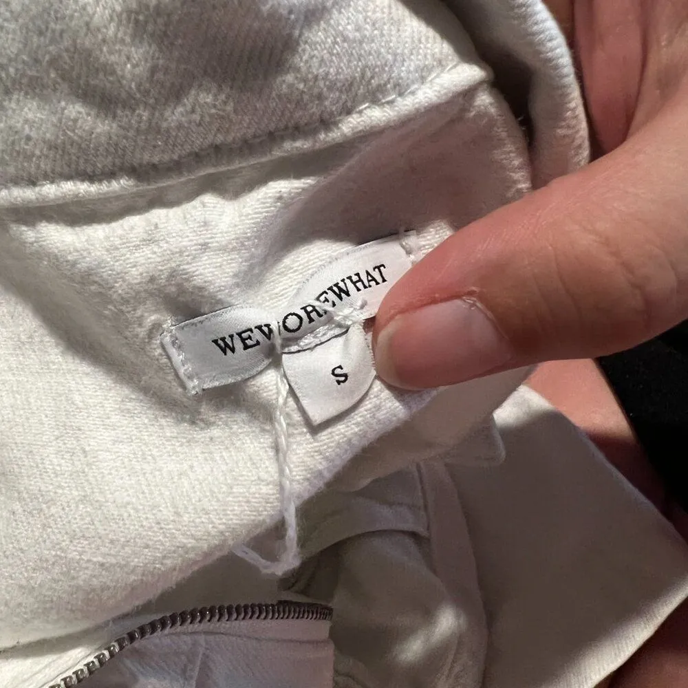 WeWoreWhat Denim Flight Suit Romper  size S - Image 15