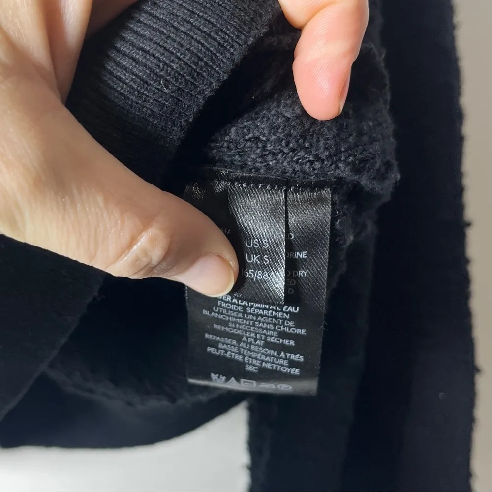 Free People Found My Friend Pullover Black Sz Small Cotton Blend Sweatshirt - Image 11