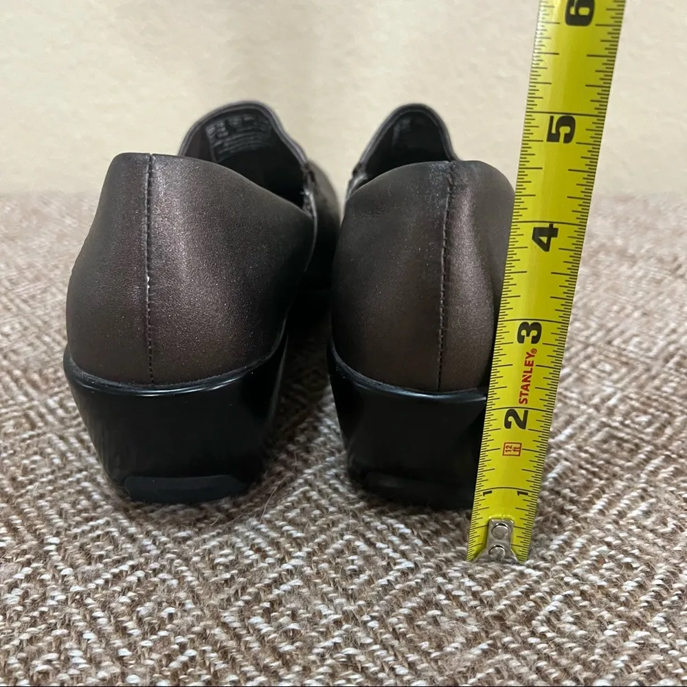 Ariat Clogs Womens Sz 8B Slip On Loafers Paddock Brown Leather Western Hippie - Image 9