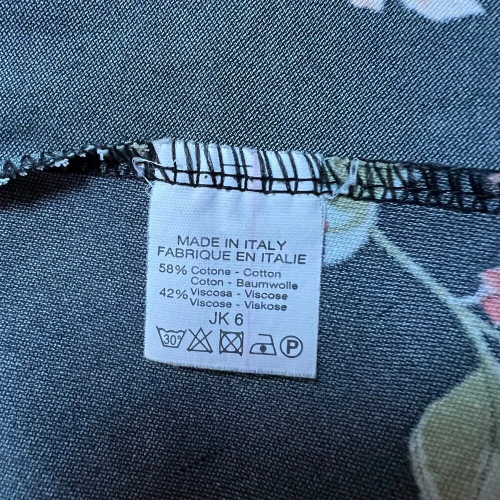 Brandy Melville Floral Print Genevieve Wrap Mini Skirt Size O/S Dark Romantic - Image 7