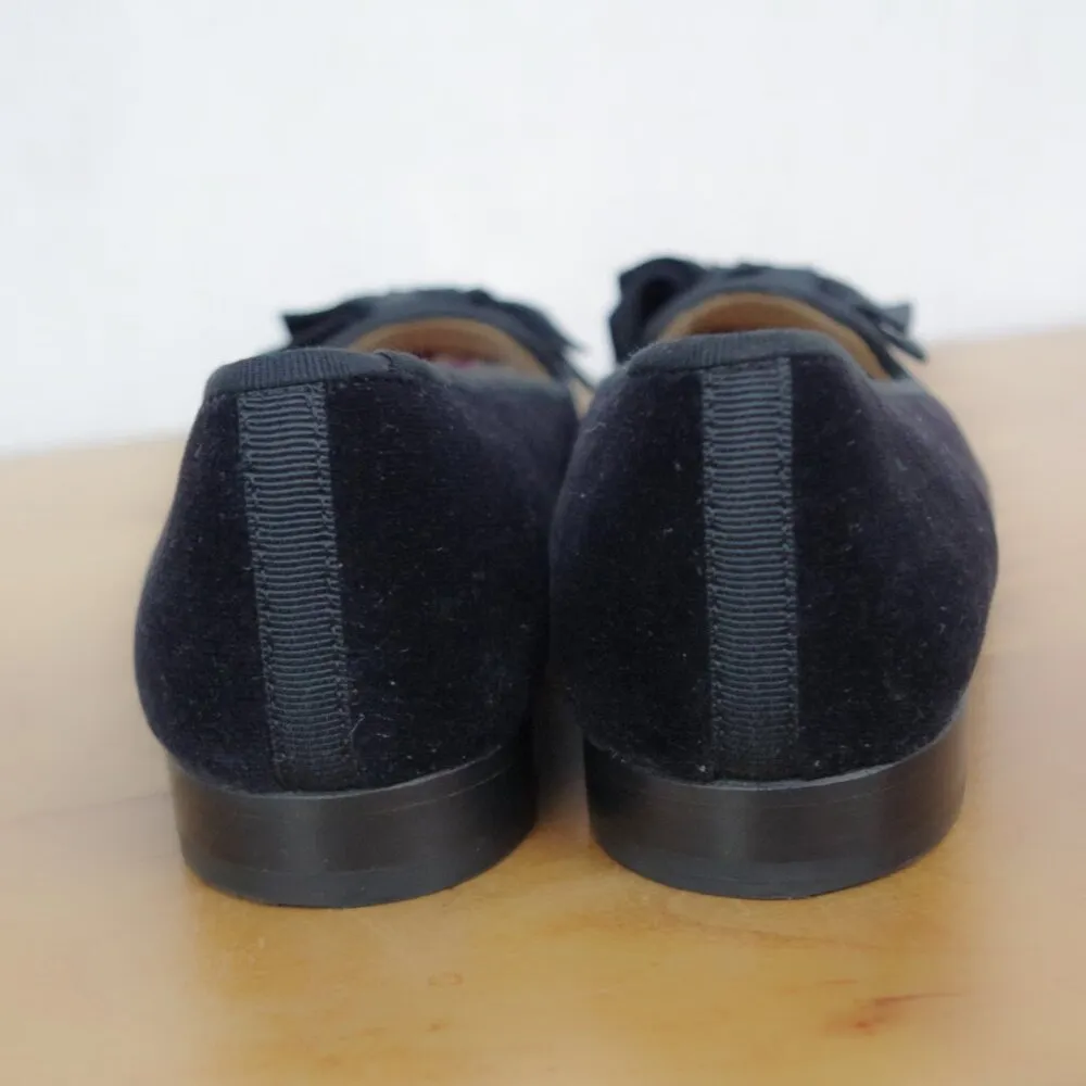 Stubbs & Wootton Black Velvet Ladies' Flats Size 5.5 - Image 7